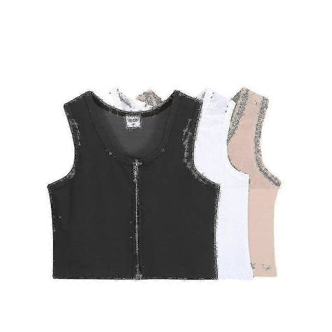 Women Ice Silk Breathable Chest Binder Tomboy Lesbian Transgender