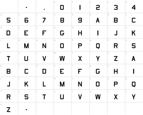 usn stencil font zillion