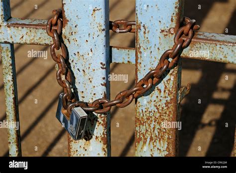 Padlocked Gates Hi Res Stock Photography And Images Alamy