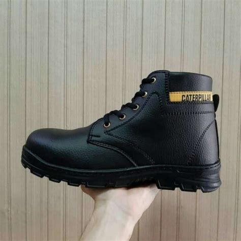 Promo SEPATU BOOT PRIA CATERPILLAR UJUNG BESI SEPATU KERJA SEPATU