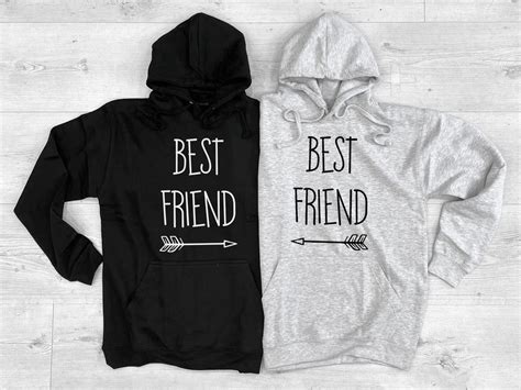 Matching Best Friends Hoodies Matching Friend Hoodies Matching Hoodies