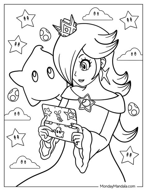 22 Rosalina Coloring Pages Free Pdf Printables