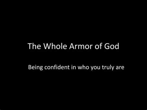 Ppt The Whole Armor Of God Powerpoint Presentation Free Download Id 2643649