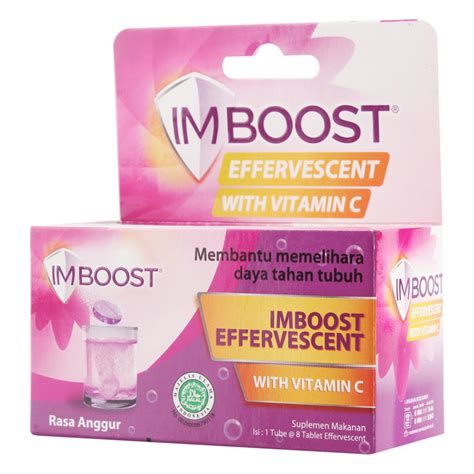 Jual Imboost Effervescent With Vitamin C Rasa Anggur S Vitamin