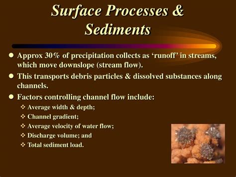 Ppt Surface Processes And Sediments Powerpoint Presentation Free