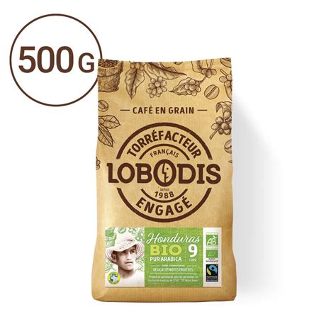 Cafe En Grains Pur Arabica Honduras Bio Lobodis Torrefaction Fran Aise