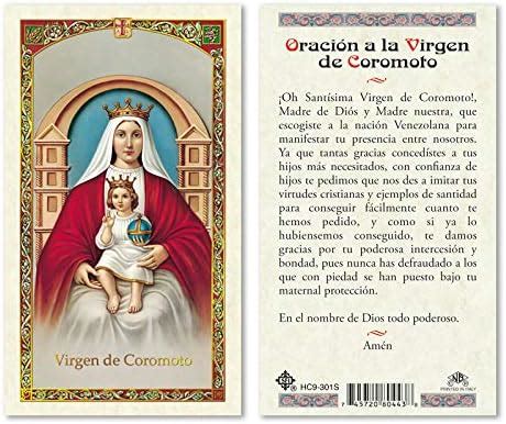 Amazon ORACION DE LA VIRGEN COROMOTO TARJETA SANTA ESPAÑOLA