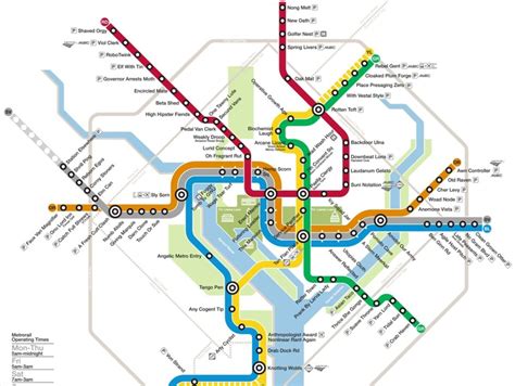 DC Metro Anagram Map Is a Cheeky Welcome to New WMATA General Manager - Bloomberg