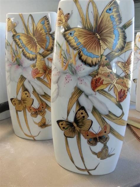 Les Meilleures Images Du Tableau Peinture Sur Porcelaine Vases