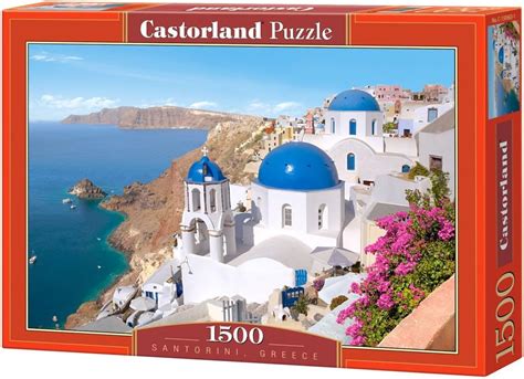 Castorland Santorini Greece Jigsaw Piece Amazon Co Uk Toys