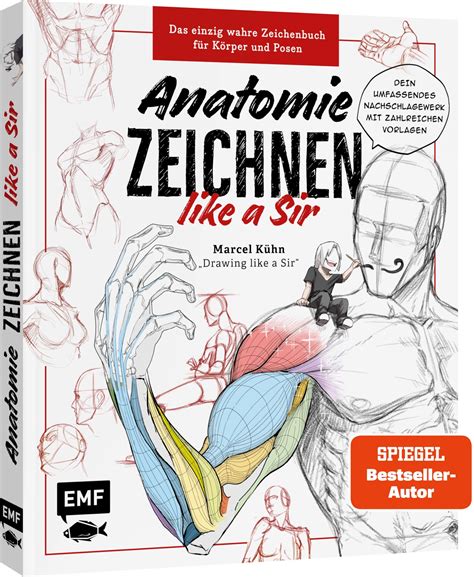 Anatomie zeichnen like a Sir Das einzig wahre Zeichenbuch für Körper