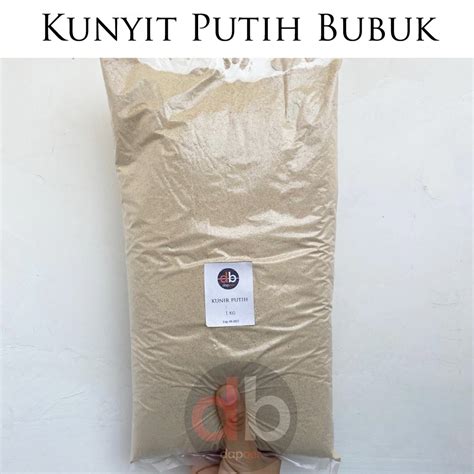 Jual Kunyit Putih Bubuk 1kg Kunir Putih Serbuk Shopee Indonesia