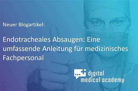 Endotracheales Absaugen Anleitung F R Medizinisches Fachpersonal