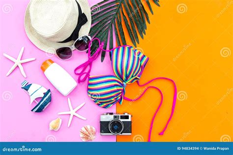 Summer Fashion Woman Swimsuit Bikini Stock Photo Image Of Outfit Beach