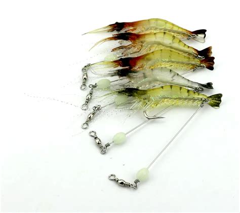 Big Sale Pcs Luminous Simulation Prawn Fishing Lure Artificial Shrimp