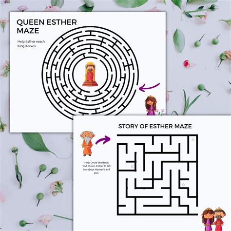 Queen Esther Bible Story Queen Esther Activities And Games Queen