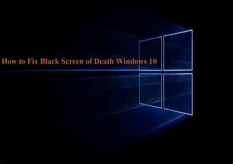 Fix Windows 11 Black Screen Of Death Effective Guide Rainy Weathers
