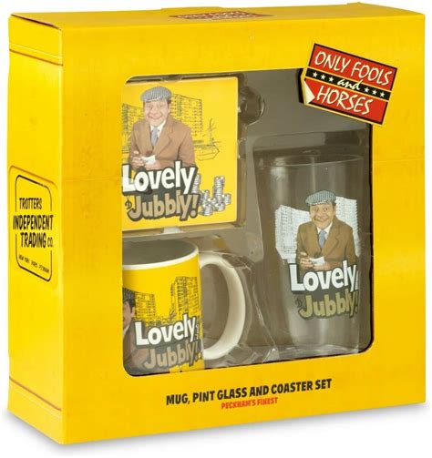 Xpressions 4 U Only Fools and Horses Gift Set Mug Beer Glass Coaster