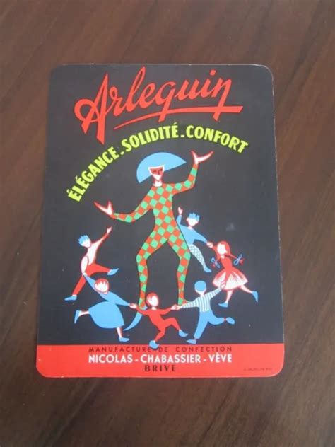 Carton Publicitaire Arlequinvetementmodehabillementmagasinplv