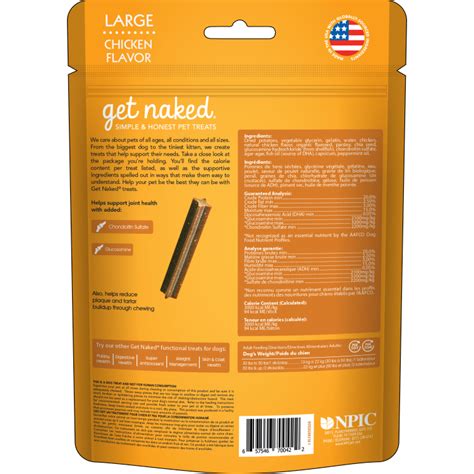 Get Naked GF Joint Health Dental Sticks Large G