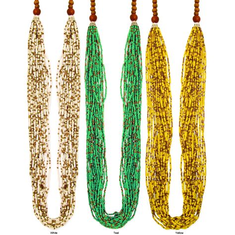 Seed Bead Multi Strand Necklace How To Make A World Wide Weft