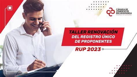 Taller Renovación Del Registro Único De Proponentes RUP 2023 YouTube