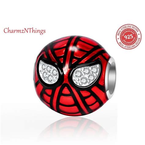 Charm For Pandora Marvel Inspired Spiderman Avengers Etsy