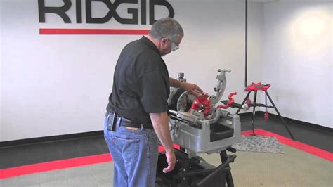 How To Use The RIDGID 535A Threading Machine YouTube