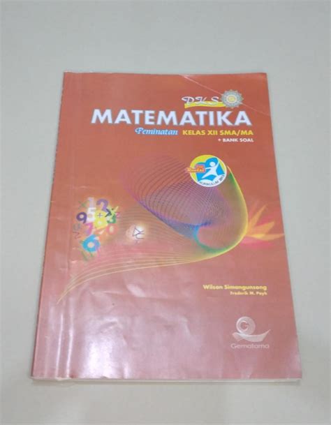 BUKU MATEMATIKA PEMINATAN KELAS 12 XII SMA 3 PENERBIT GEMATAMA K13