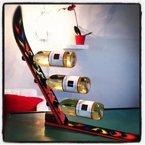 Ski Wine Rack K Extreme Skis Bottle Holder Retro S Etsy Wine