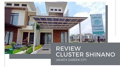 Rumah 2 Lantai Di Cluster Shinano Jakarta Garden City JGC YouTube