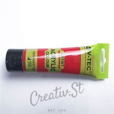 Jual V Tec Vtec Acrylic Ml Paint Acrylic Colour Part Satuan Cat