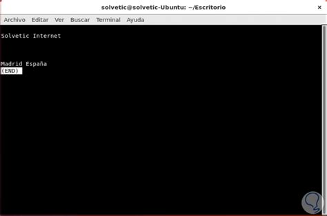 Cómo Usar Comando Cat Linux Solvetic