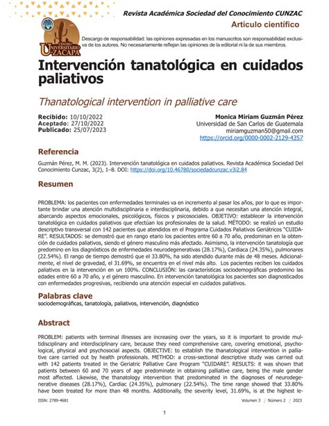 PDF Intervención tanatológica en cuidados paliativos