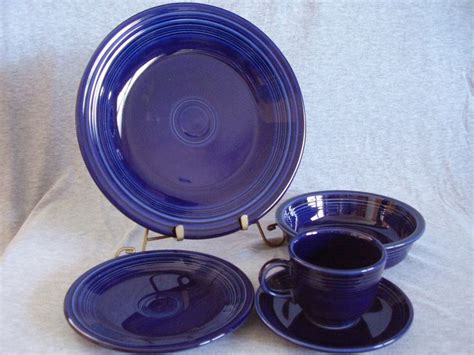 Fiestaware Cobalt 5pc Placesetting Contemporary Fiestaware Fiesta