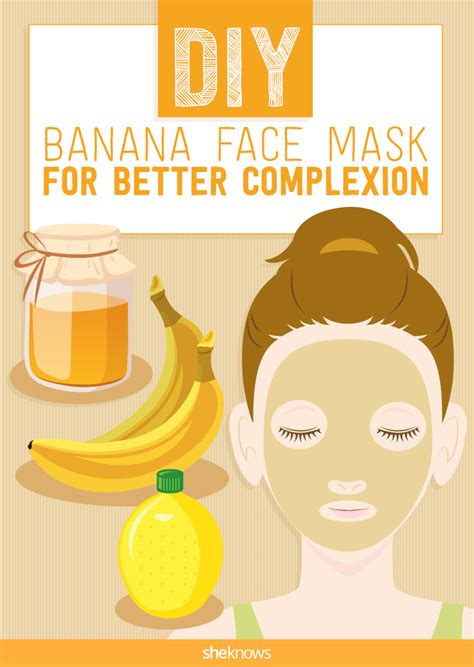 A DIY banana face mask your skin will love you for