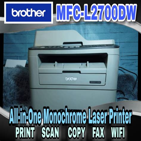 Brother Mfc L2700dw All In One Monochrome Laser Printer Shopee