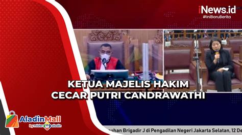 Putri Candrawathi Dicecar Hakim Soal Ikutnya Kuat Ma Ruf Dan Ricky