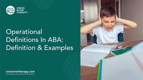 Operational Definitions In Aba Definition Examples