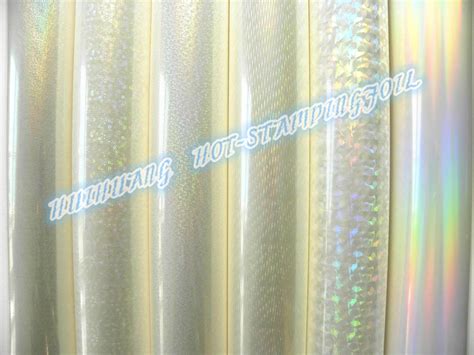 Transparent Holographic Hot Stamping Foil Hot Stamping Foil And Hot Stamping Material