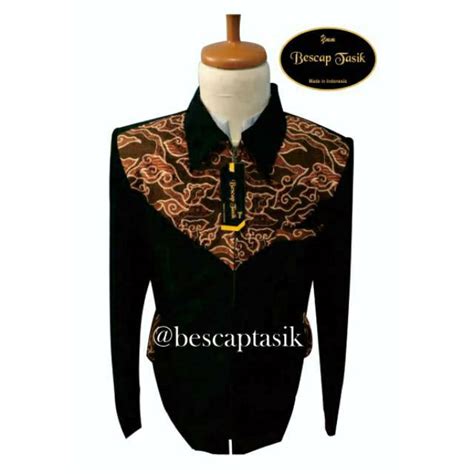 Jual Jasket Kombinasi Batik Mega Mendung Shopee Indonesia