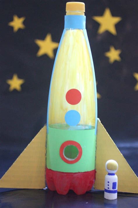 Plastic Bottle Rocket Ship Repeat Crafter Me Rocket Craft Rocket