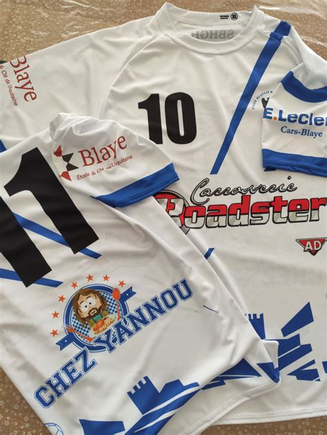 Nouveau maillot 18 Garçons Stade Blayais Haute Gironde Handball