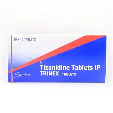 Tizanidine Tablet At Best Price In India