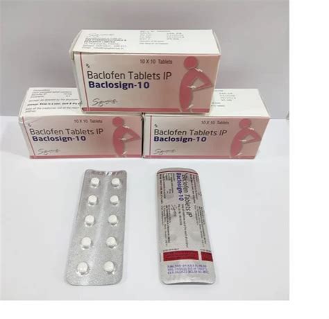 Baclosign Mg Tablet At Rs Stripe Baclofen Tab In Nagpur Id