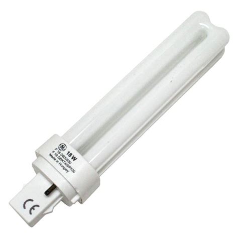 GE 97578 - F18DBX/830/ECO Double Tube 2 Pin Base Compact Fluorescent Light Bulb - Walmart.com ...