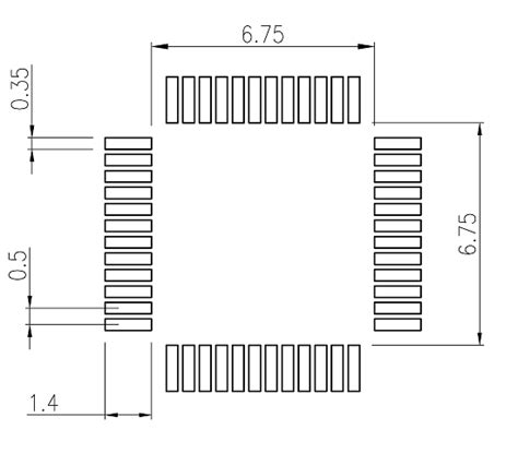 LQFP48-P-0707-0.50 | Package & Packing Information | Toshiba Electronic ...