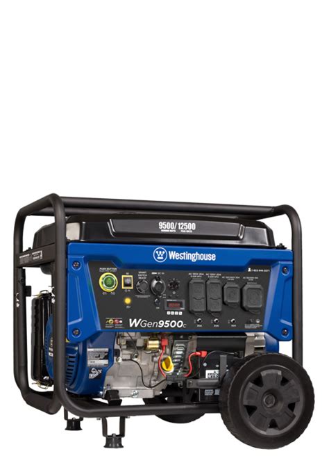 Westinghouse Outdoor Power Equipment 9500 Peak Watt Dual Fuel Home Backup Portable