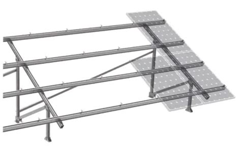 Solar Arrays Radix Solarterrace Racking Systems