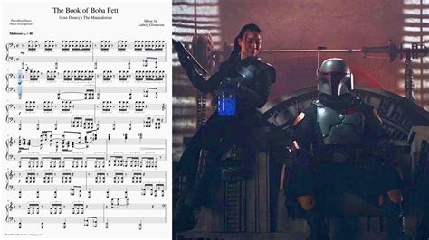 The Book Of Boba Fett Theme Extended From Star Wars The Mandalorian Piano Solo Music Sheet